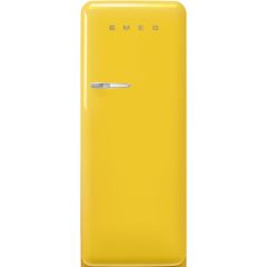 Smeg FAB28RYW5 60cm 50s Style Right Hand Hinge Fridge with Icebox Yellow