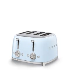 Smeg TSF03PBUK 4 Slice Toaster, 4 Large Slots, In Pastel Blue