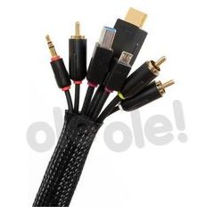 Tech Link 710991 1.5M Black Cable Tidy Kit