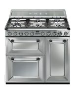 Smeg TR93X 90Cm Victoria Range Cooker Dual Fuel