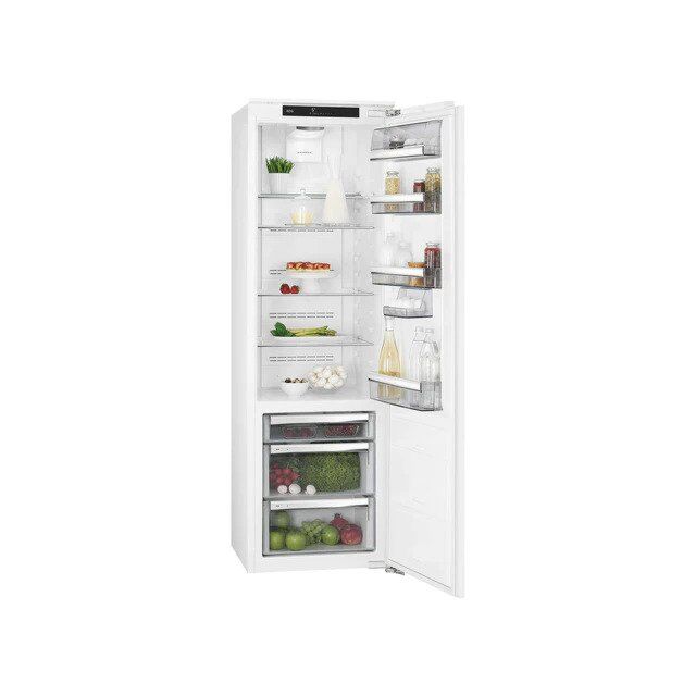 AEG SKS8182VZC Built In Tall Larder Fridge With Fixed Hinge (H)176.9 X (W)55.6 X (D)54.9