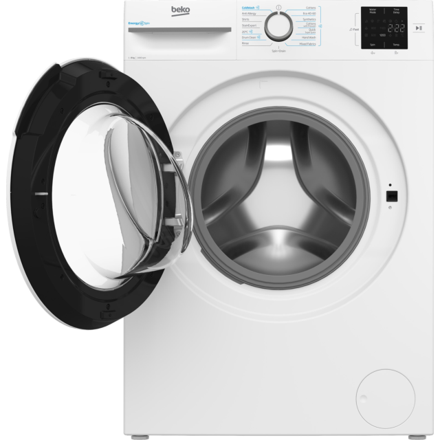 Beko BMN3WT3841W 8kg 1400 Spin RecycledTub Washing Machine - White