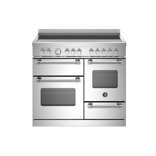 Bertazzoni MAS105I3EXC 100Cm Bertazzoni Master Induction Triple Cavity Stainless Steel