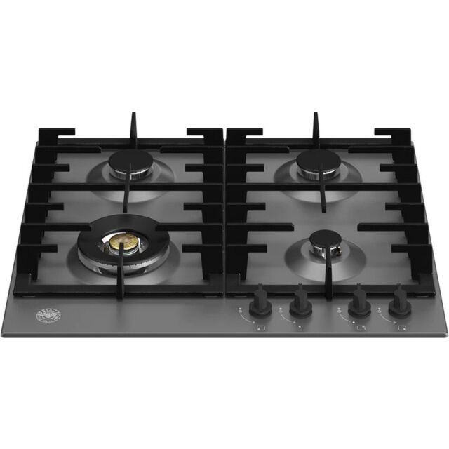 Bertazzoni P604LMODNE Modern Series 60cm Gas Hob with Wok Burner Matt black