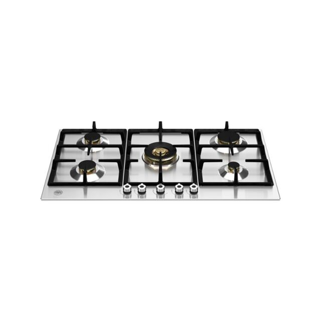 Bertazzoni P905CPROX Pro Series 90cm Gas Hob with Central Wok Burner Stainless Steel