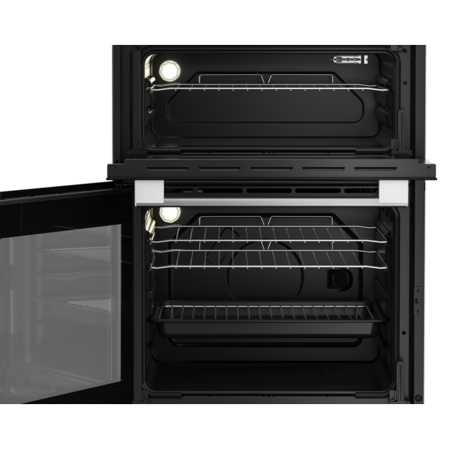 Blomberg HKN65W 60cm Electric Double Oven with Ceramic Hob - White