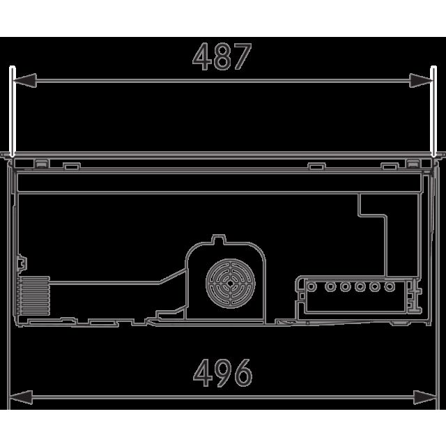 Bora PURSU S Pure Induction Cooktop With Integrated Cooktop Extractor - Recirculation