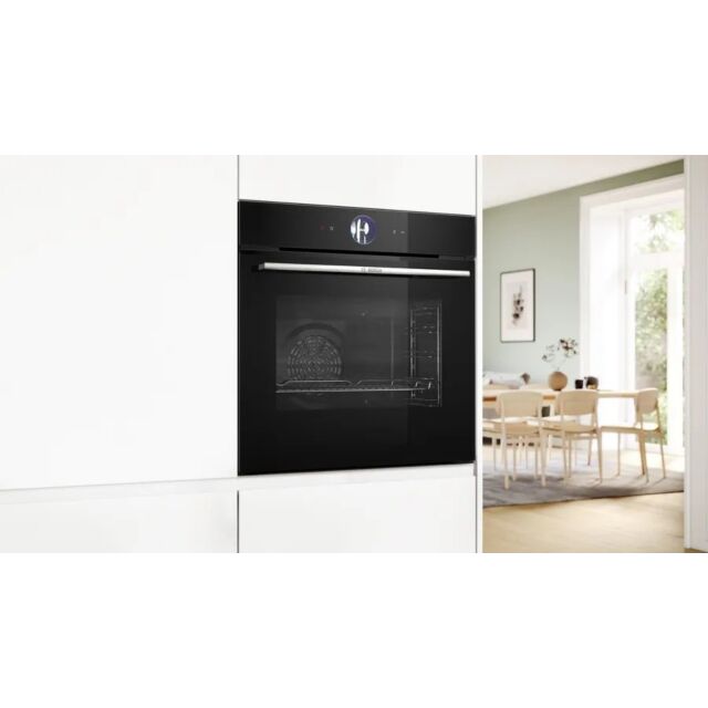 Bosch HRG7764B1B 59.4cm Built In Electric Single Oven - Black