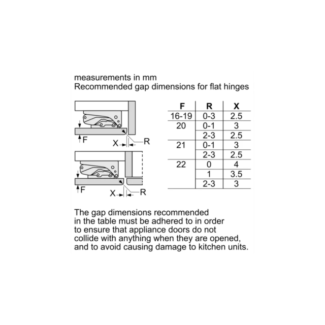 Bosch KUR15AFF0G Series 6 Built-Under Fridge