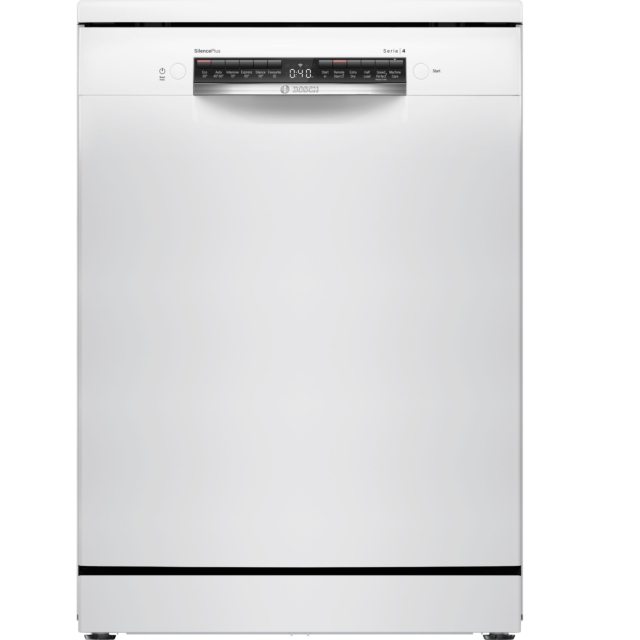 Bosch SMS4EMW06G WiFi-enabled Dishwasher - White - 14 Place Settings