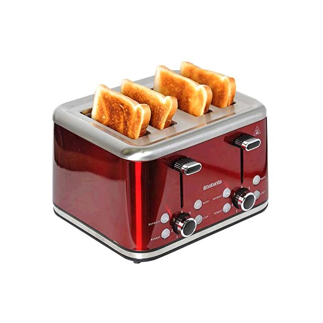 Brabantia BBEK1031A 4 Slice Toaster Almond