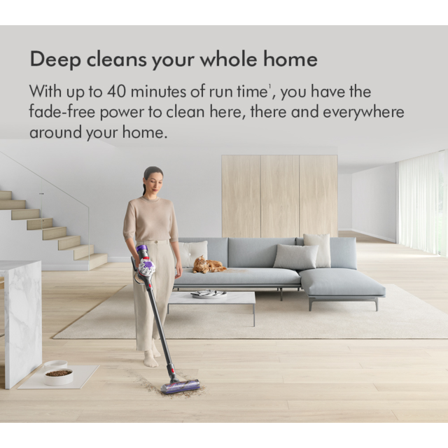 Dyson V8ADVANCED-24 Vacuum Cleaner - Silver/Nickel