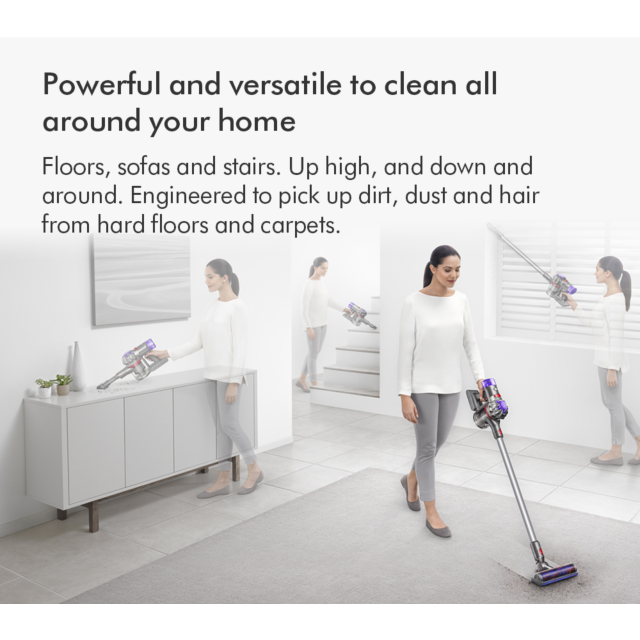 Dyson V8ADVANCED-24 Vacuum Cleaner - Silver/Nickel