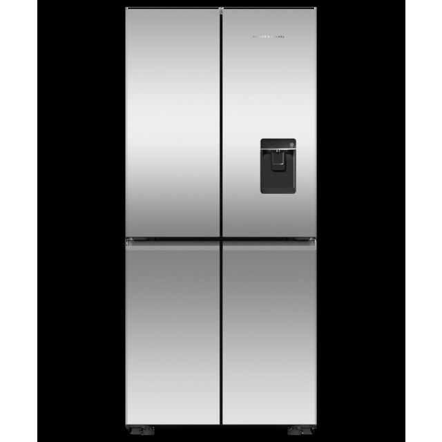F&P RF500QNUX1 79cm Quad Door Frost Free Fridge Freezer - Stainless Steel