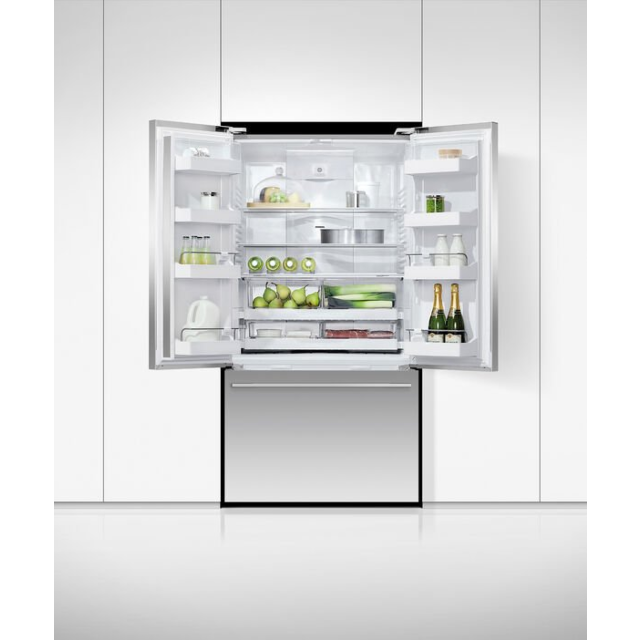 Fisher + Paykel RF610ADX5 90cm Frost Free French Door Fridge Freezer - Stainless Steel
