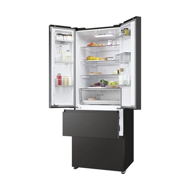Haier HFR5719EWPB Multi door fridge freezer FD 70 Series 5
Freestanding, 4 doors, No Frost, Light Le