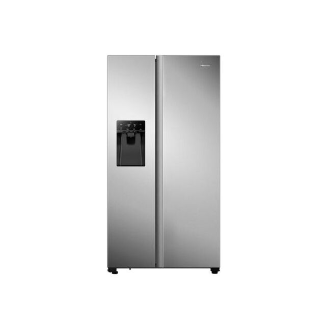 Hisense RS694N4TCF 91cm Frost Free American Style Fridge Freezer - Stainless Steel