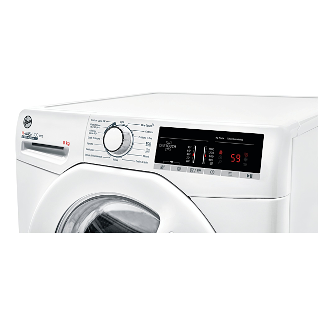 Hoover H3W58TE 8kg 1500 Spin Washing Machine with NFC Connection - White