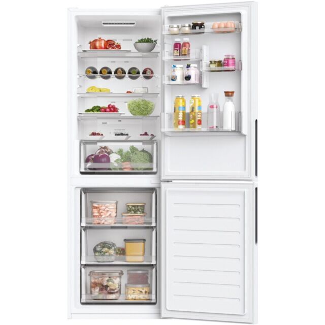 Hoover HOCE3T618FWKR 59.5cm 60/40 Fridge Freezer - White