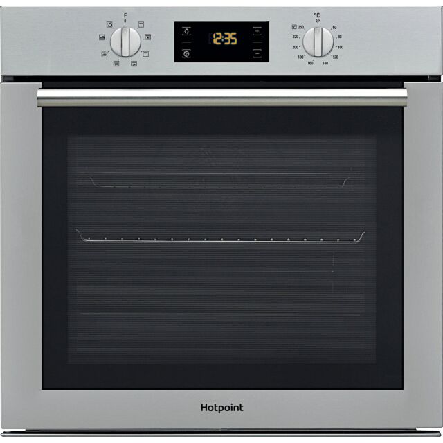 Hotpoint SAEU4 544 TCIX SAEU4544TCIX 59.5cm Built In Electric Single Oven - Inox