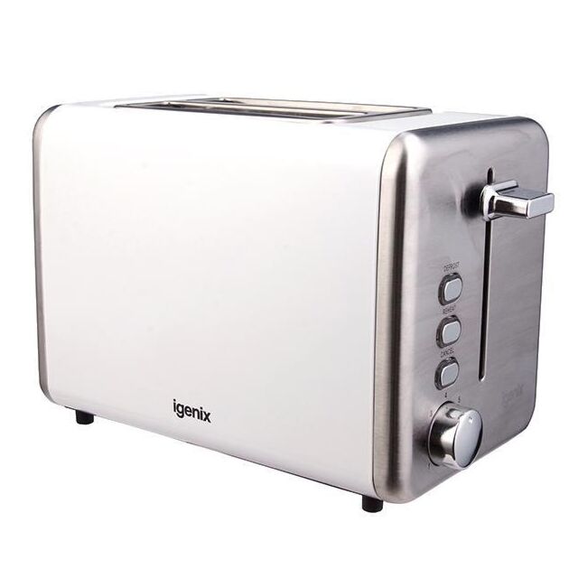Igenix IG3000W White Two Slice Toaster