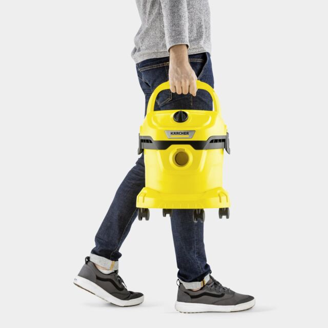 Karcher WD2PLUS Wet & Dry Vacuum Cleaner - Yellow