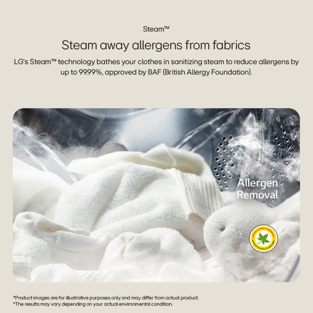 LG F4Y513WWLN1 13kg Washing Machine - White