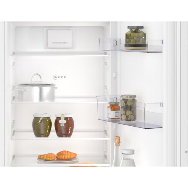 KI2821SE0G, Built-in fridge with freezer section
