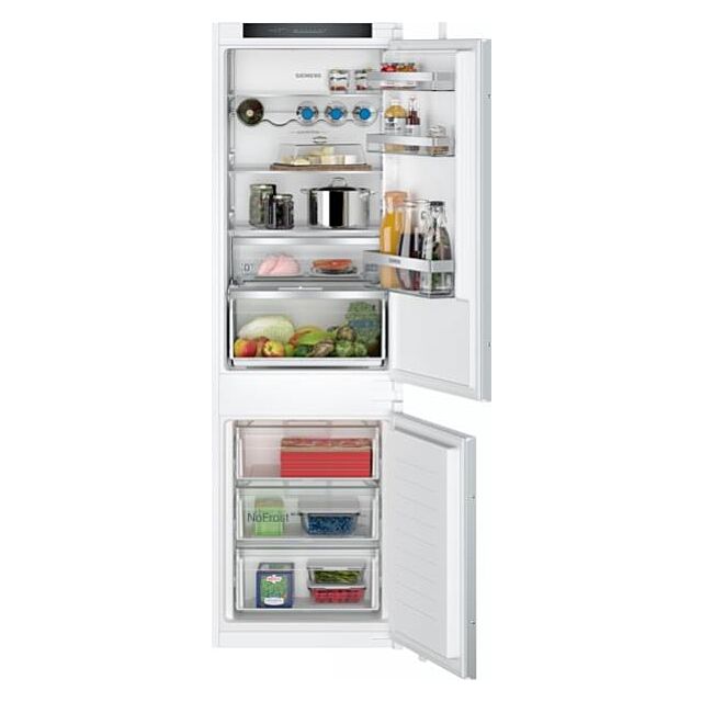 KI86NVSE0G, Built-in fridge-freezer with freezer at bottom