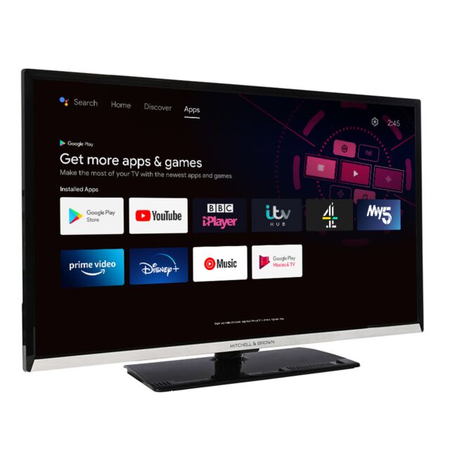 Mitchell And Brown JB-32FH1811DSMA 32inch Led, Freeview HD , Full HD, Central Stand, 3 HDMI, 1 USB , S