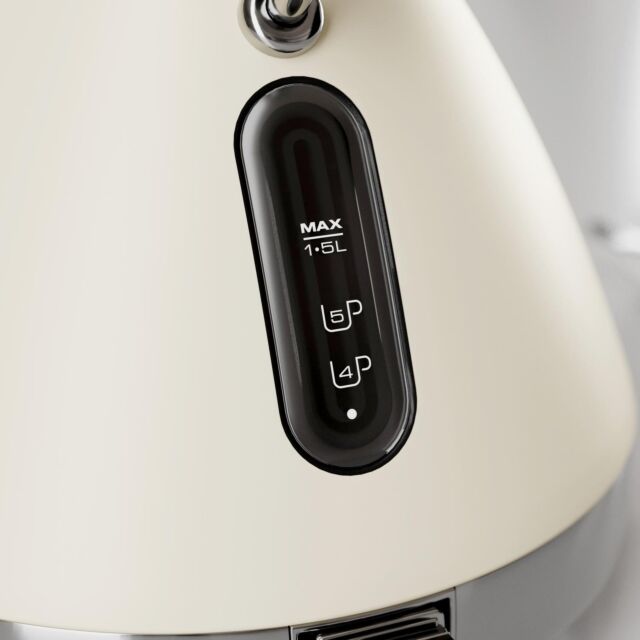 Morphy Richards 100132 1.5 Litres Venture Pyramid Rapid Boil Kettle - Cream