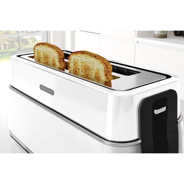 Morphy Richards 245704 Signature 4 Slice Toaster - Moonlight White