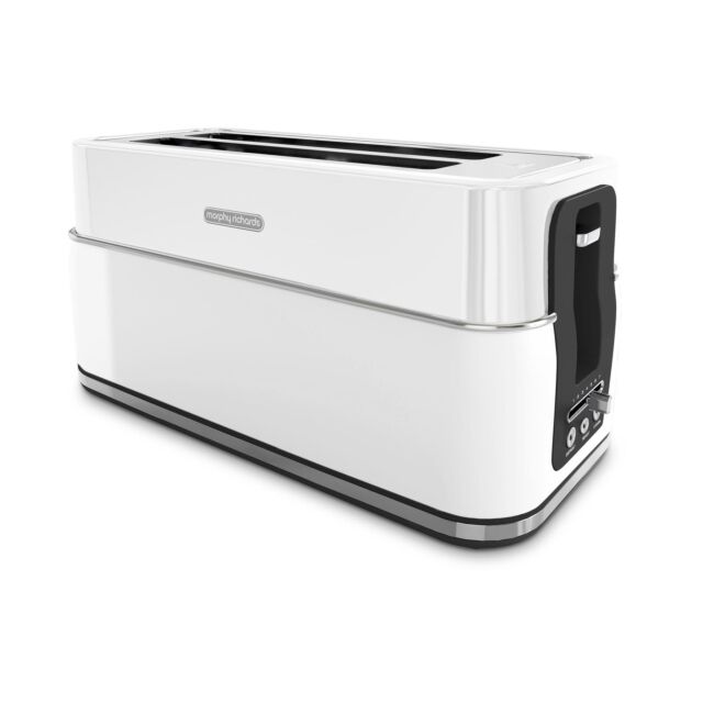 Morphy Richards 245704 Signature 4 Slice Toaster - Moonlight White