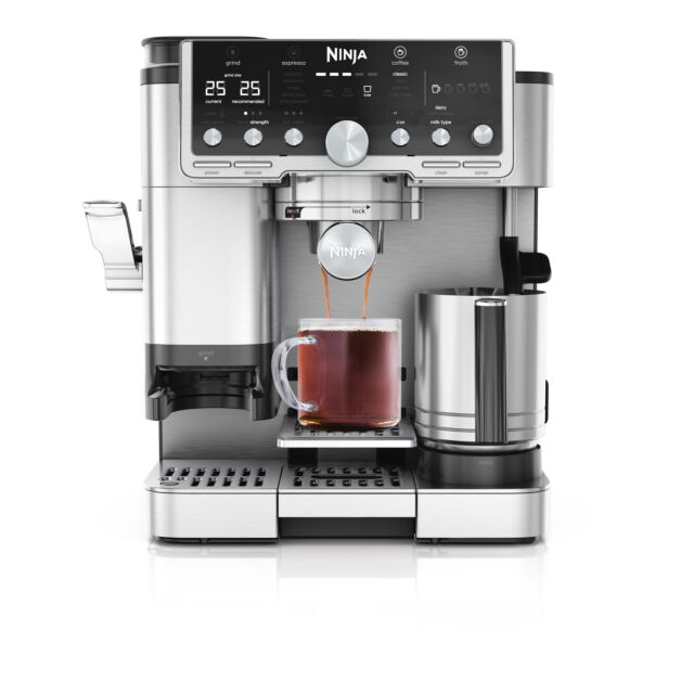 Ninja ES701UK Luxe Café Pro Series Espresso Machine - Black/Stainless Steel