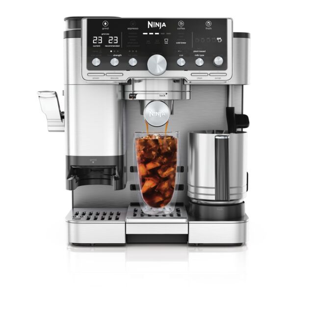 Ninja ES701UK Luxe Café Pro Series Espresso Machine - Black/Stainless Steel