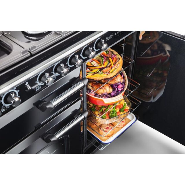 Rangemaster CDL110DFFSL/C Classic Dl 110 Df Slate Chrome 124280