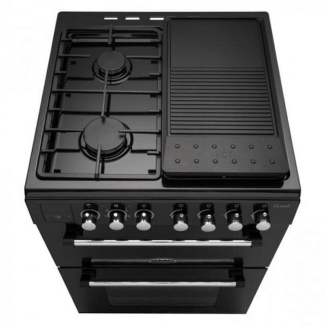 Rangemaster CLA60DFFBL/C 128080 CLASSIC 60 DF BLACK/CHROME