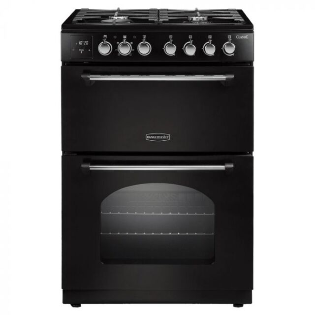 Rangemaster CLA60DFFBL/C 128080 CLASSIC 60 DF BLACK/CHROME