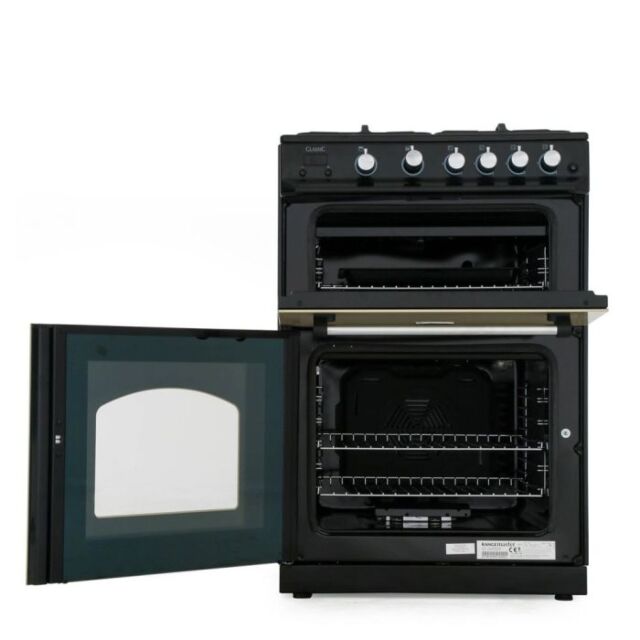 Rangemaster CLA60NGFBL/C 128060 CLASSIC 60 NG BLACK/CHROME