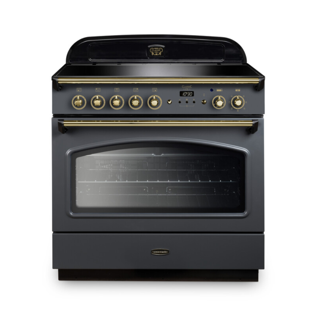 Rangemaster CLAS90FXEISL/B Classic Fx 90 Induction Slate/Brass