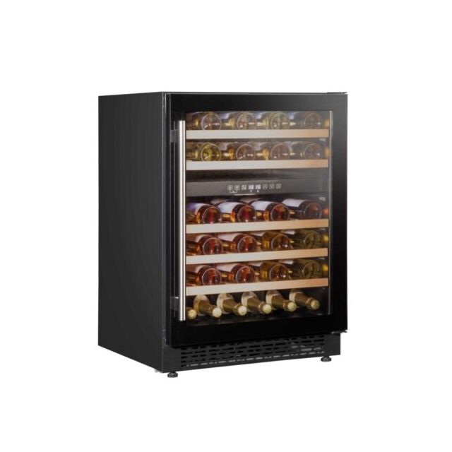Rangemaster RDZ6046BL/ 126170 - 60CM DUAL ZONE WINE COOLER - BLACK