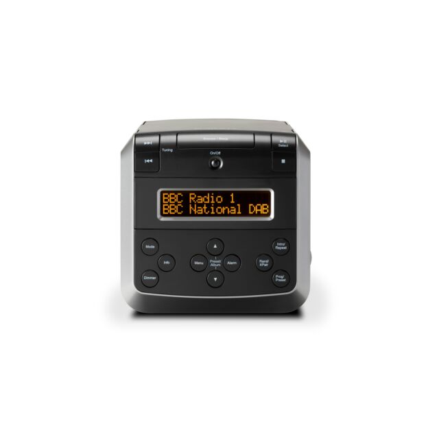 Roberts Radio SOUND48BK DAB Stereo Clock Radio - Black