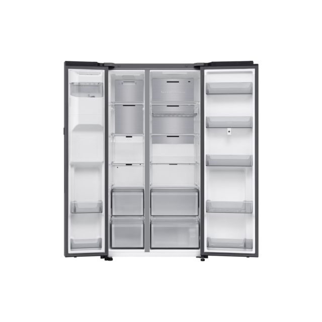 Samsung RS90F66BETEU - Fridge Freezer 91.2cm Silver