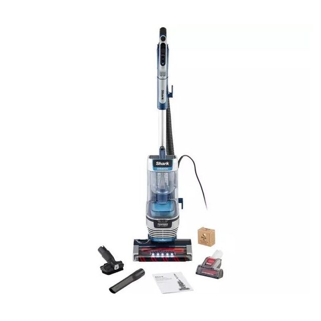 Shark AZ3000UKT Shark Stratos XL Anti Hair Wrap Plus Anti-Odour Upright Vacuum - Navy Blue
