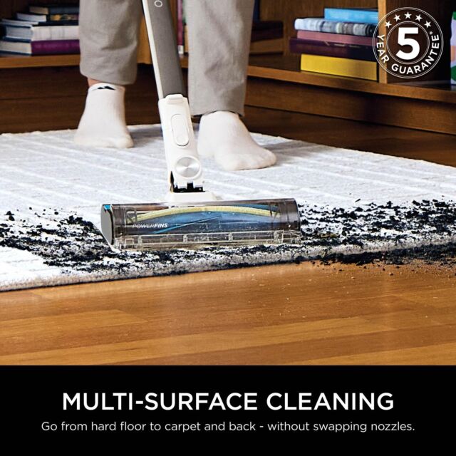 Shark IZ380UKT PowerPro Pet Cordless Stick Vacuum Cleaner - 50 Minutes Run Time - Java Metallic