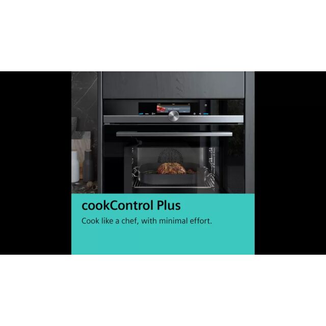 Siemens HR678GES6B 59.4cm Built In Electric Single Oven - Stainless Steel