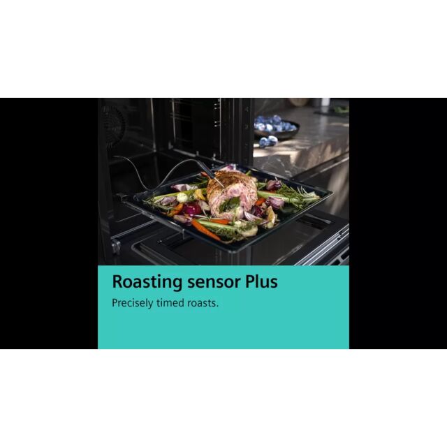 Siemens HR678GES6B 59.4cm Built In Electric Single Oven - Stainless Steel