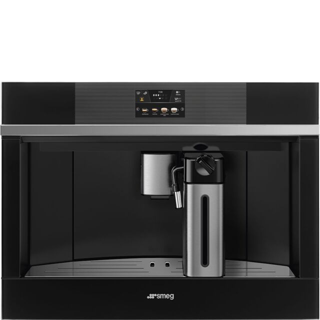 Smeg CMS4104N 45cm Linea Fully Automatic Coffee Machine Black