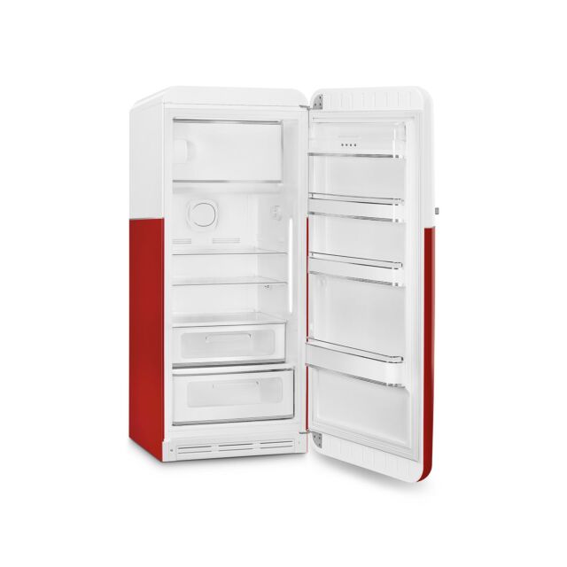 Smeg FAB28RDCC5 60cm 50s Style Right Hand Hinge Fridge with Icebox - Coca Cola Iconic