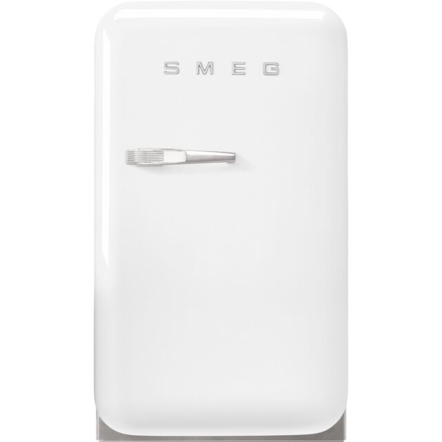 Smeg FAB5RWH5 40 cm White Small 50s Style Right Hand Hinged Fridge Freezer